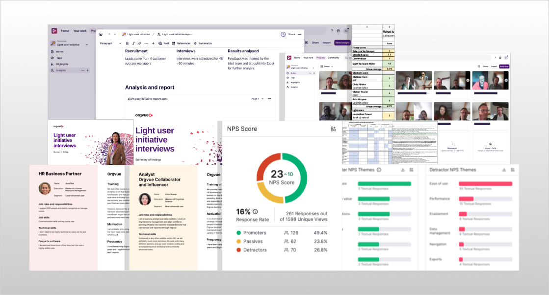 Orgvue Persona Research
